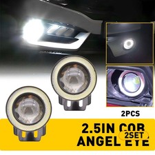 4x White LED Fog Light Lamp