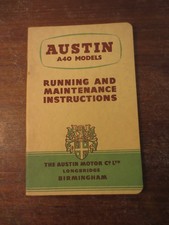 Original 1954 Austin A40 car &