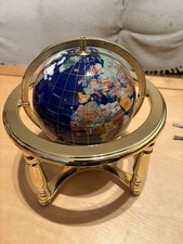 Vintage Tabletop Globe Blue