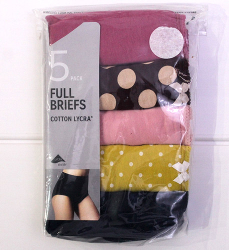 Ladies 5 pack - ex, cotton