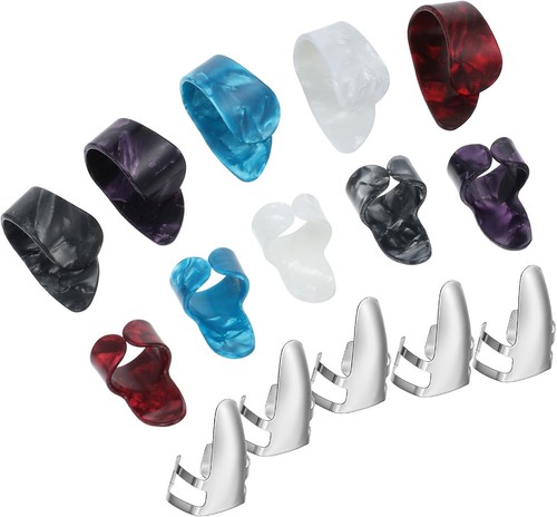 Adjustable guitar finger picks - guitar,