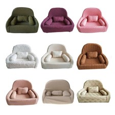 4Pcs Newborn Photography Props Baby Posing Sofa Pillow Set Infant Photo Chair