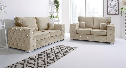 Luxury seater sofa - sofa, velvet