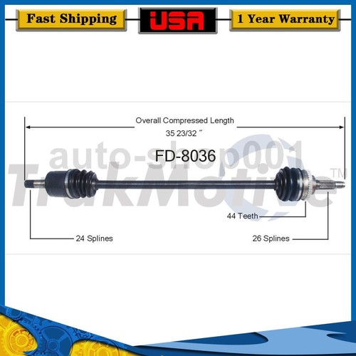 Front right axle joint - right,