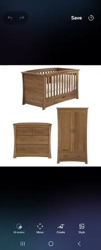 3pc nursery furniture set - nursery,