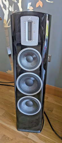Quad speakers piano black - piano,