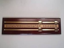 SNOOKER SCOREBOARD IN MAHOGANY