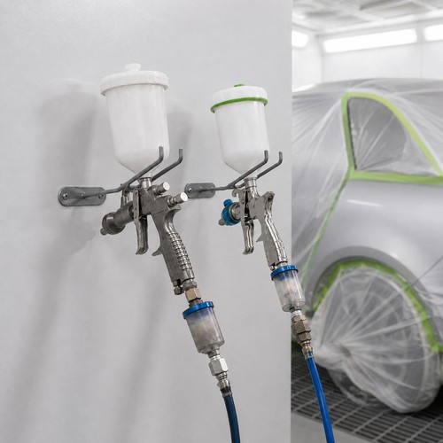 Paint spray gun stand - paint,