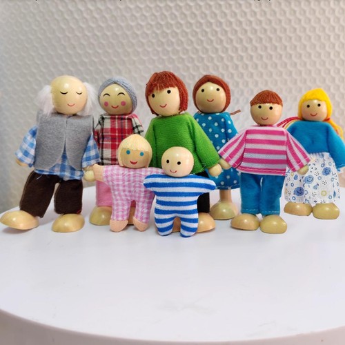 Piece wooden doll house - 8,
