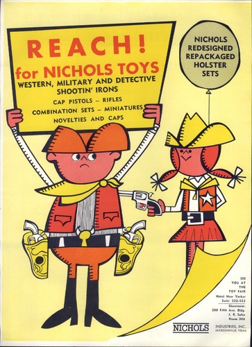 1964 paper nichols toy - nichols, cap