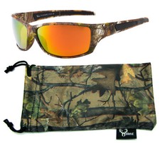 Hornz Brown Forest Camouflage Polarized Sunglasses for Men Full Frame