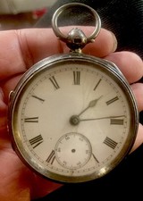 Antique Silver Hallmarked  Pocket Watch ,spares Repair