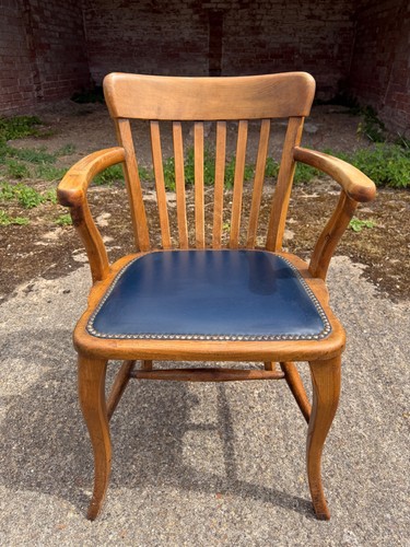 Antique edwardian captains oak - antique,