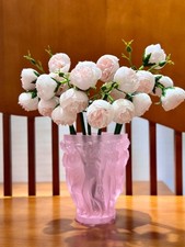 Lalique vase orange small 15