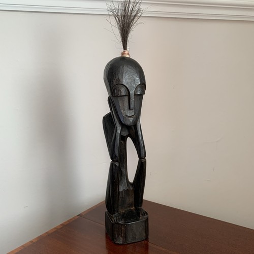 African wood sculpture - wood,