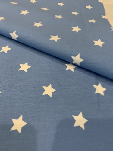 Laura ashley stars blue fabric - laura,