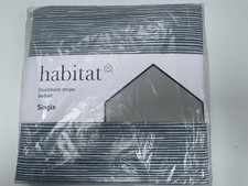 HABITAT Grey White Striped