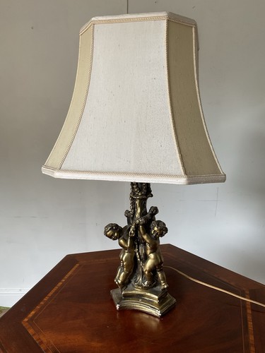 Vintage baroque gilded cherub - vintage,