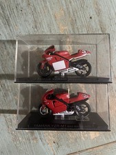 x 2 Model Die Cast YAMAHA YZR500 YZR M1 MAX BIAGGI 2001 2002 MOTO ALTAYA 1/24
