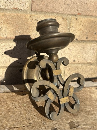 Antique vintage brass wall - antique,