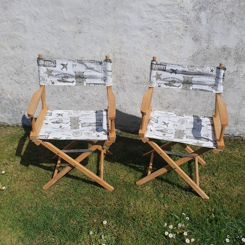 Pair vintage wooden - of,