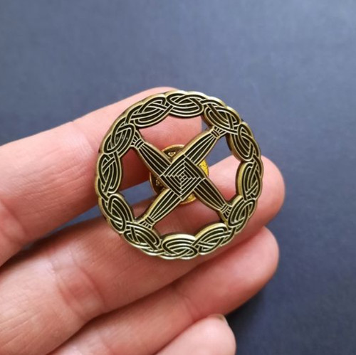 Brigid cross pin - brigid's,