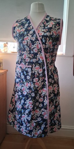 1940s style wrapover duster - wrapover,
