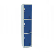 3 Door Steel Locker 1850mm H x 380mm W x 450mm D