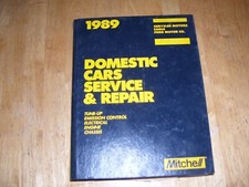 1989 Mitchell Repair Manual
