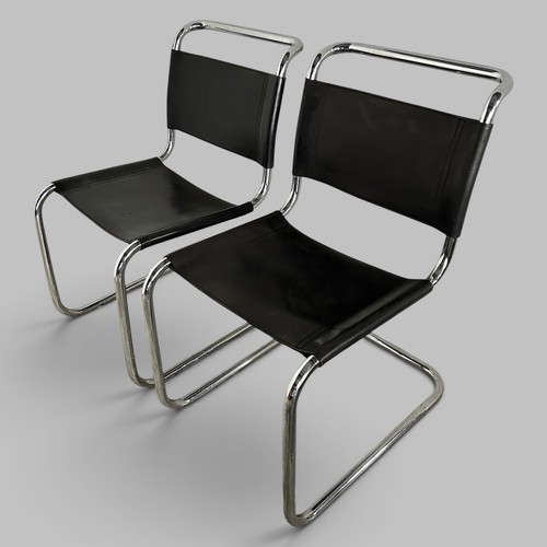 Pair italian black leather - black,