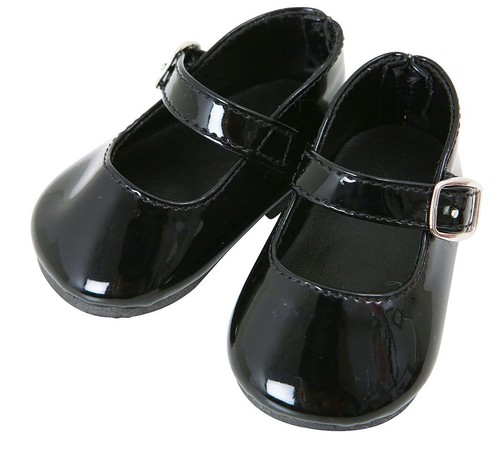 Black patent mary - black,