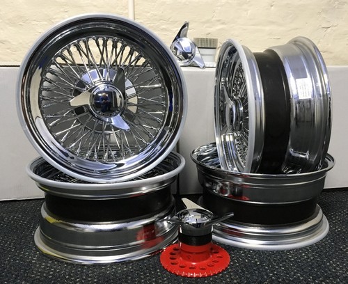 Chrome wire wheels 7 - 15, 7"