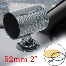 Carbon Look 52mm/2" Car Gauge