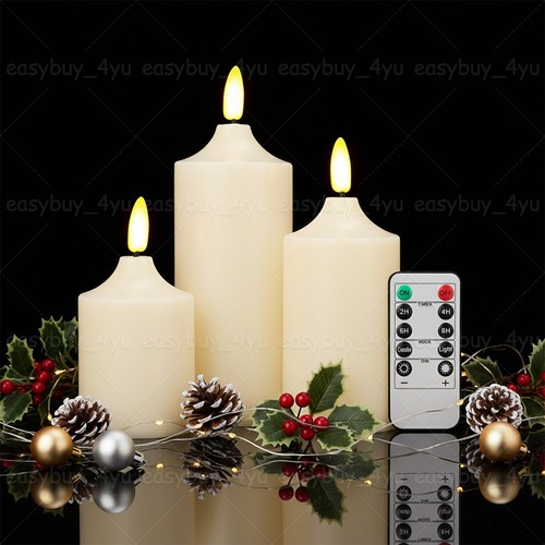 Flameless flickering led - 3x,