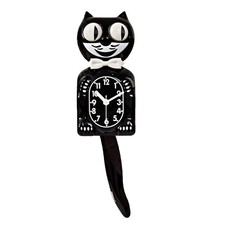 Vintage Black Cat Clock Kit