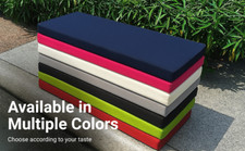 Outdoor 2 Seater 120x33x5cm Bench Pad Waterproof Garden Seat Sofa Cushions UK