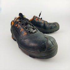Uvex Safety Shoes EU 42 UK 8 Black Orange – Antistatic Oil Resistant