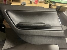 E46 330Ci 2005 Black Leather Interior Panels For Doors And Rear Sides