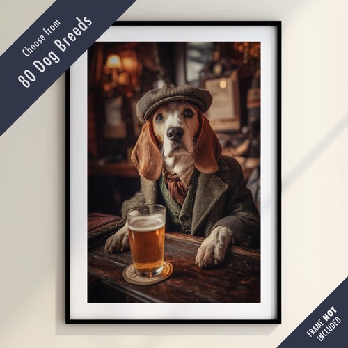 Funny dog drinking beer - funny,