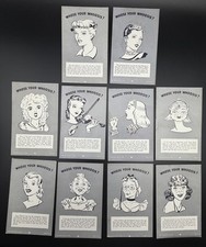 Lot (10) Vtg 1946 Whose Your