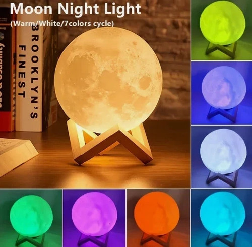 Moon light colors led star - moon,