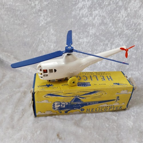 Helicopter mettoy clockwork - helicopter,