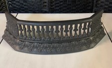 Rare Bow Georgian Fireplace  , Fireplace Front , / Fender / Fret/ Ashpan  Cover