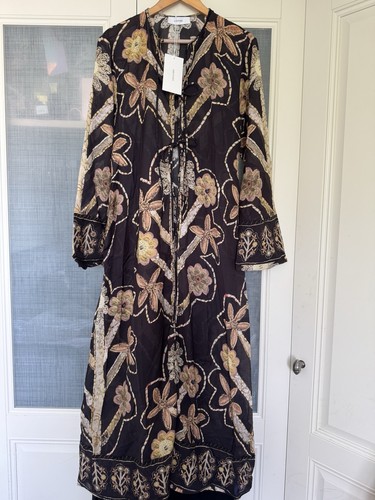 Floral print tie - print, kaftan