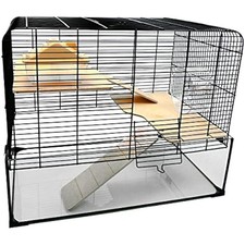 Little Friends Savoy Gerbilarium Cage with Accessories, 58.5 x 38 x 47.5 cm