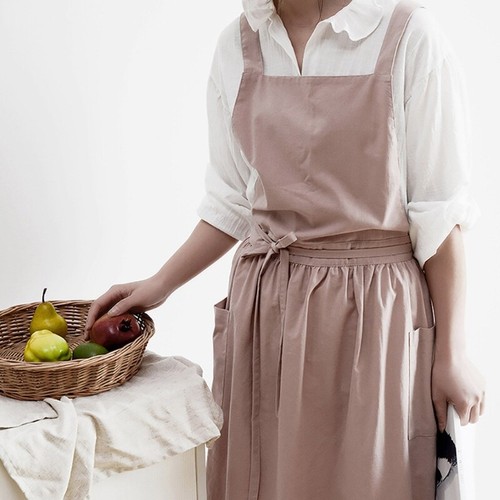 Women cotton linen - women, back