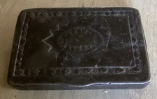 Antique Pewter Snuff Box With