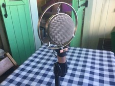 Vintage Style Vocal Condenser Microphone. by Eight Button Mics.