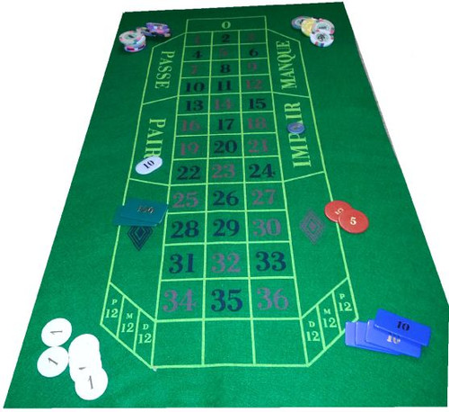 Green baize layout for - baize,