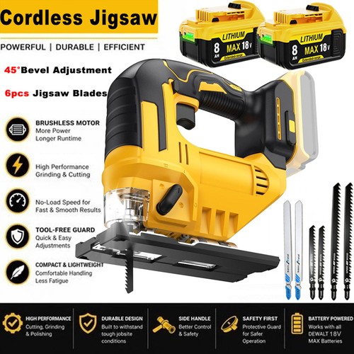 Cordless jig saw - saw, blades